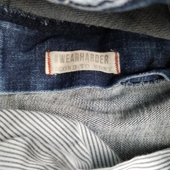 TK Axel Slim Bootcut Jeans Men 34x32 Med Wash Stretch Denim Cowboycore Western - Picture 10 of 16